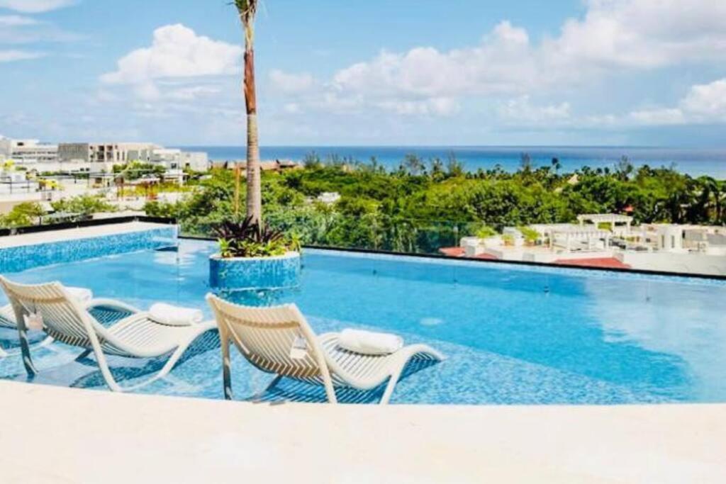 Loft View Sea The Best Ubication At 5Th Av Плая-дель-Кармен Экстерьер фото